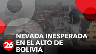 ☃️Insólita nevada en Bolivia☃️ [upl. by Bow]