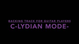 C Lydian Mode Guitar Backing Track Jam Practice for Guitar Slow [upl. by Pavlish208]