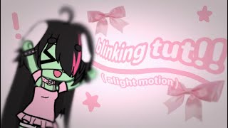 how to make your oc blink in alight motion  tutorial [upl. by Llehcar]