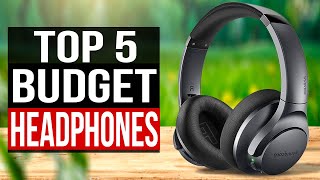 TOP 5 Best Budget Headphones 2024 [upl. by Fenny809]