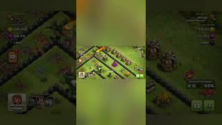 coc th 8 base attack coc clashofclans th8 attack dragon shorts viralvideo [upl. by Philana]