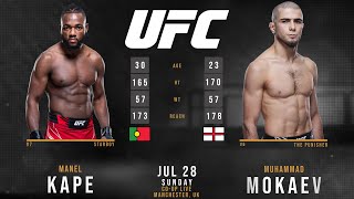 MUHAMMAD MOKAEV vs MANEL KAPE Full Fight UFC 304 [upl. by Goines895]