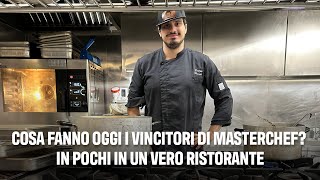 Cosa fanno oggi i vincitori di Masterchef In pochi in un vero ristorante [upl. by Ahders475]