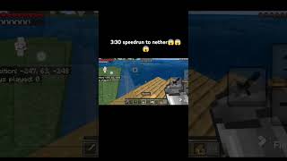 random seed speedrun to nether minecraft speedrun minecraftgameplay phonk minecraftvideos [upl. by Midge168]