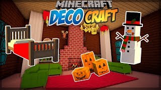 MINECRAFT DECOCRAFT DECORAÇÕES  TUTORIAL MINECRAFT MOD 34 [upl. by Codie138]