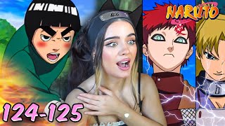 DRUNKEN FIST AND GAARA  Episode 124 amp 125  NARUTO REACTION [upl. by Demmy]