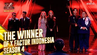 MOMEN MENEGANGKAN Inilah Pemenang X Factor Indonesia Season 4 [upl. by Nudnarb]