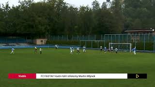 VSETÍN FC FASTAV Vsetín táhl střelecky Martin Mlýnek Baťov odjížděl přes kopec s prázdnou [upl. by Aisatna426]