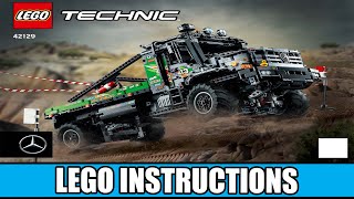 LEGO Instructions  Technic  42129  4x4 MercedesBenz Zetros Trial Truck [upl. by Neehsar]