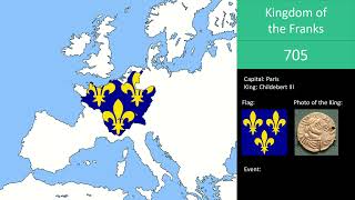 History of the Frankish Kingdom Every Year 481870 [upl. by Berthold]