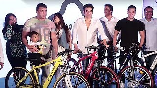 Salman Khan With Family At Being Human Cycle Launch [upl. by Kory]