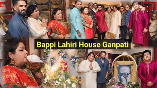 Suniel Shetty amp Others at Govind Bansal Rema Lahiri amp Rego B welcome Ganpati Bappa in Lahiri House [upl. by Davidoff]