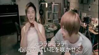 東方神起 UCC HAHAHA SONG2 UknowampMicky 日本語字幕 [upl. by Nacul630]