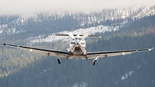 Pilatus PC12 Takeoff [upl. by Mareld]