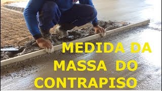 A MELHOR MEDIDA DE CONCRETO PARA CONTRAPISO [upl. by Aneg418]