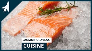 Le saumon gravlax  recette de cuisine rapide [upl. by Sandie]