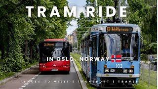 Tram Ride In Oslo  Winter Days  Aker Brygge  Norway  Indians in Norway Richest Country [upl. by Ellerret]