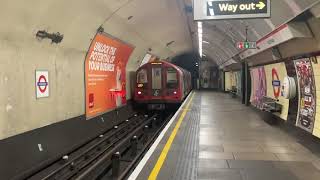 Eastbound Central Line Train at Queensway Station [upl. by Pontus663]