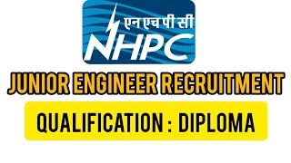 NHPC Recruitment  Number of Vacancies [upl. by Nairde]