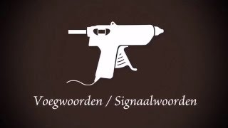 Voegwoorden en Signaalwoorden  niveau groep 7 en 8 [upl. by Ilona]