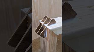 Strong Wood Dowelling in Corner howto woodworking shorts diy tutorial tips youtubeshorts [upl. by Eniamurt]