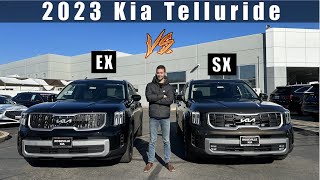 2023 Kia Telluride comparison EX vs SX FIVE major differences [upl. by Aehsa]