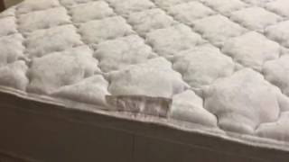 How to Fix Dips in King or Queen Simmons Pillow Top Mattress DIY Style [upl. by Nnaid]