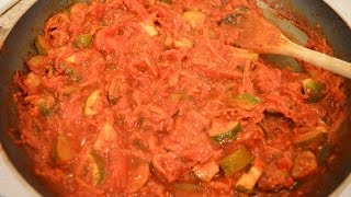 Tomato amp Zucchini Pasta Sauce Cooking with Kimberly [upl. by Leamse]