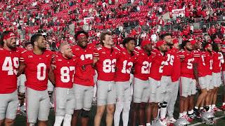 Buckeyes players and fans sing quotCarmen Ohioquot after big win over Purdue [upl. by Animlehliw153]