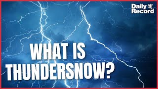 What Is Thundersnow [upl. by Assilim]