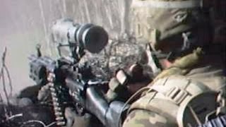 US Recon Team Assaults Taliban Position Under Fire [upl. by Chiarra940]