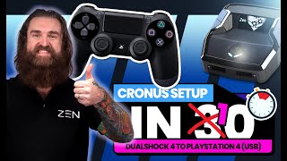 CRONUS IN 10 DualShock 4 Controller to PlayStation 4 WITHOUT ZEN STUDIO 2022 [upl. by Wandy]