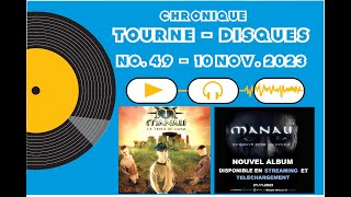 Chronique Tourne Disques  10 nov 2023  Manau  La Tribu de Dana [upl. by Ailehs]