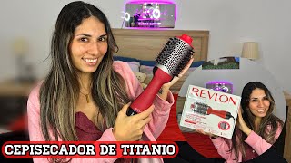 CEPILLO SECADOR DE TITANIO REVLON  Kystutorial  Titanium  Probando edicion especial [upl. by Humfried]