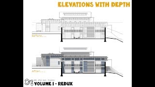 Revit Tutorial  Adding Depth to Your Revit Elevations Revisited [upl. by Yrod]