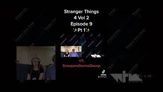 Stranger Things 4 Vol 2 Episode 9 ✨Part 1✨ Reaction up now on our channel [upl. by Adnilemreh714]