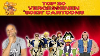 Top 20 vergessenen 80er Jahre Cartoons mit Sean David [upl. by Idok]