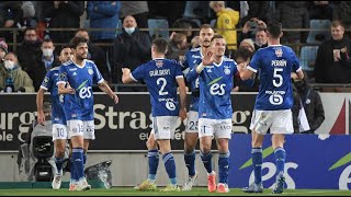 Strasbourg 52 Bordeaux  France Ligue 1  All goals and highlights  01122021 [upl. by Ailin]