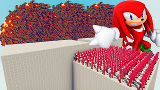 200x KNUCKLES  1x GIANT vs EVERY GOD  Totally Accurate Battle Simulator TABS [upl. by Miltie]