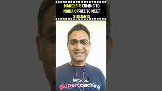 Manoj Sir Coming to Noida Office to Meet Students ugcnet2024 ugcnetsociology [upl. by Akahs]