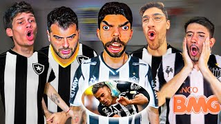 Botafogo CAMPEON 3 vs Atl Mineiro 1  Reacciones de Amigos  Copa Libertadores 2024  FINAL [upl. by Bonn24]