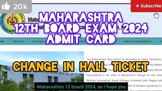 quot📢 Maharashtra 12th Board 2024 Admit Card Update Stay Informed with the Latest News [upl. by Berni]