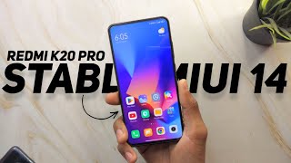 Stable MIUI 14 ROM For Redmi K20 Pro  Different Features amp Crazy Smoothness in GAMING 😍 [upl. by Johan462]