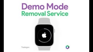 Remove Demo Mode on Apple Watch Series 5  and 4 3  restore amp unlock [upl. by Nnyletak]