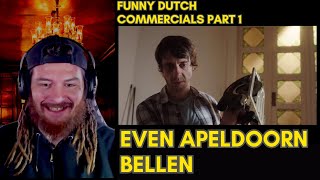 American Reacts to Funny Dutch Commercials Even Apeldoorn Bellen [upl. by Deach]