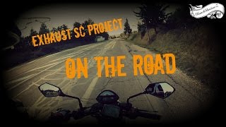 EXHAUST SC PROJECT  On The Road ◘ Sans Chicane ★ Kawasaki Er6n ★ [upl. by Eenej]