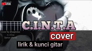 Lyrics amp chord CINTA by dbagindas  cover [upl. by Aramahs846]