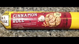 Nestle Toll House Cinnamon Roll Cookie Dough Review [upl. by Sauer97]