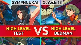 GGST ▰ SYMPHUUKAI Testament vs GcYoshi13 Bedman High Level Gameplay [upl. by Anahir]