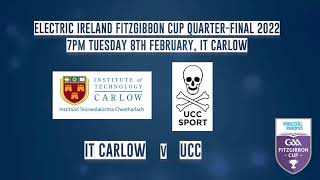 Watch IT Carlow v UCC LIVE in the Fitzgibbon Cup 2022 [upl. by Namurt967]